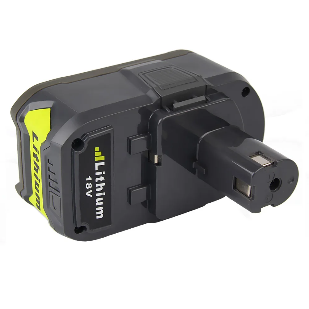 Литий ионная аккумуляторная батарея GTF 18 в 5000 мАч для Ryobi P108 RB18L40 сменная
