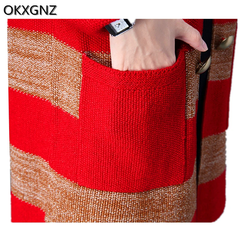Женский трикотажный кардиган средней длины с длинным рукавом|knitted cardigan|womens sweater