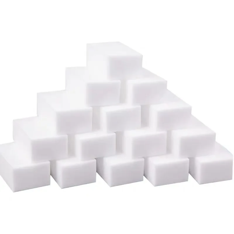 100pcs/pack White Nano Magic Kitchen Scrub Sponge Home Bathroom Office Eraser Cleaning Dish Washing Household Cleaner | Дом и сад