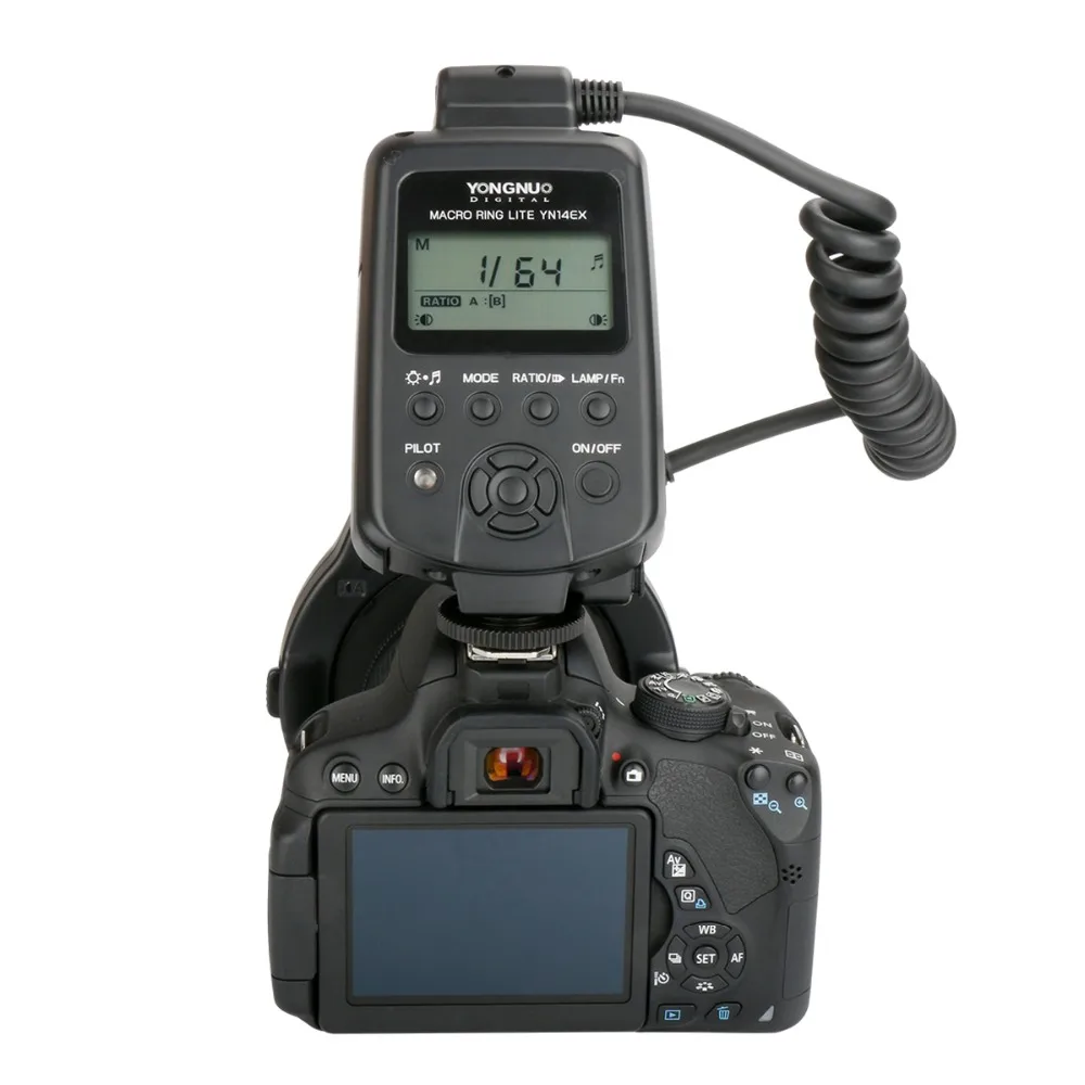 Yongnuo YN-14EX YN14ex TTL Macro Ring Lite Flash Speedlite светильник для Canon 5Ds 5Dsr 760D 5D Mark III 7D 60D 70D 700D 650D 600D |