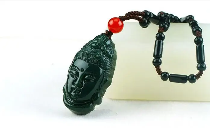 

Hetian jade girl necklace lady jade Pendant