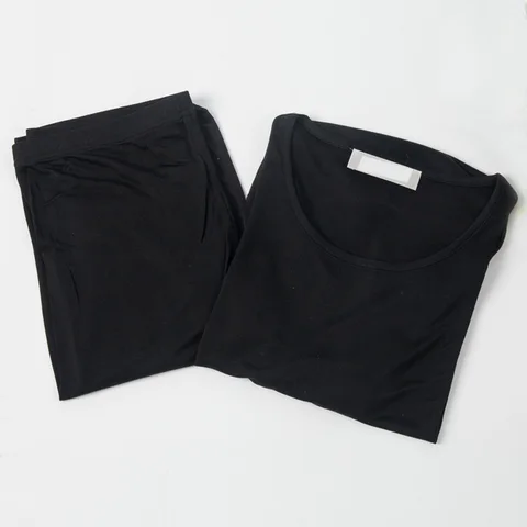 Вязаные женские кальсоны из натурального шелка, здоровый шелк, нижнее белье, нижнее белье с длинными рукавами и круглым воротником, одежда для здорового сна, г