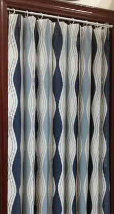 Современные кривые жалюзи занавески тканевые в японском стиле декоративные с