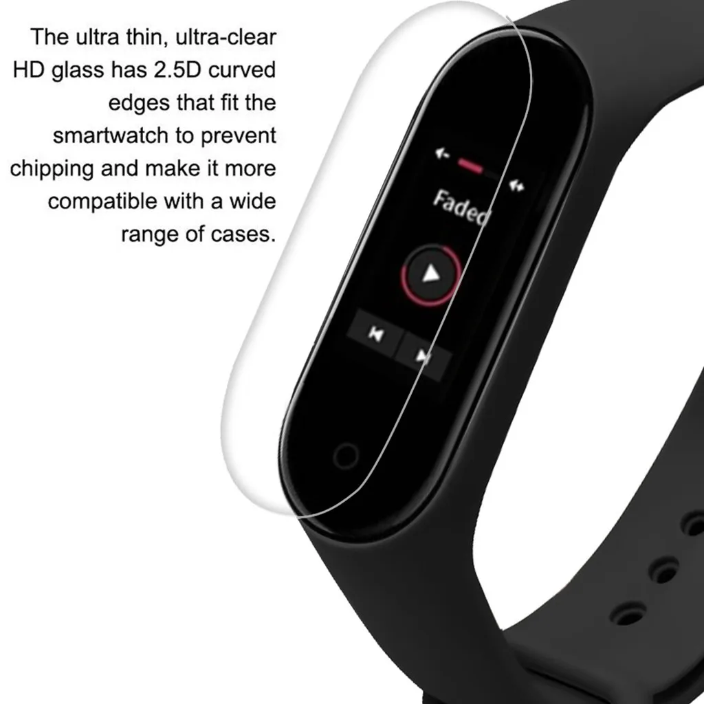 5/2 шт Прозрачная мягкая защитная пленка для Xiaomi Mi Band 4|Смарт-аксессуары| |