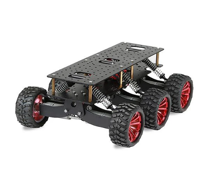 6WD спасательная платформа умный автомобиль амортизация для шасси внедорожный