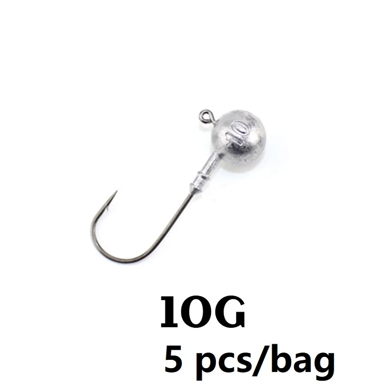 10g JIG Джиги рыболовные крючки с высокой прочностью крючки колючая крючок джиг крюк 4 видов Вес джиг-головки - Цвет: 10g JIG