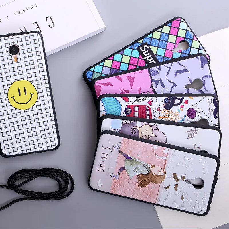 For Meizu M3 Note Case Soft Silicone Back Cover Meilan 3 M3Note Cartoon Painting Protective Phone Cases Fundas |