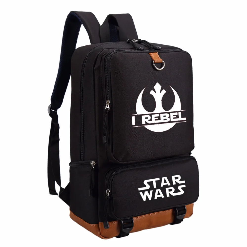 WISHOT Darth vader Star Wars backpack casual teenagers Men women's Student School Bags travel Laptop | Багаж и сумки