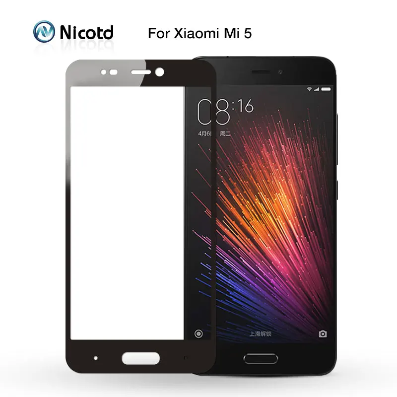 Закаленное стекло Nicotd для Xiaomi Mi 5 5c 5s plus Защита экрана Xiomi Redmi pro Note 1 Mix 2 2s 3 4 6 7 пленка