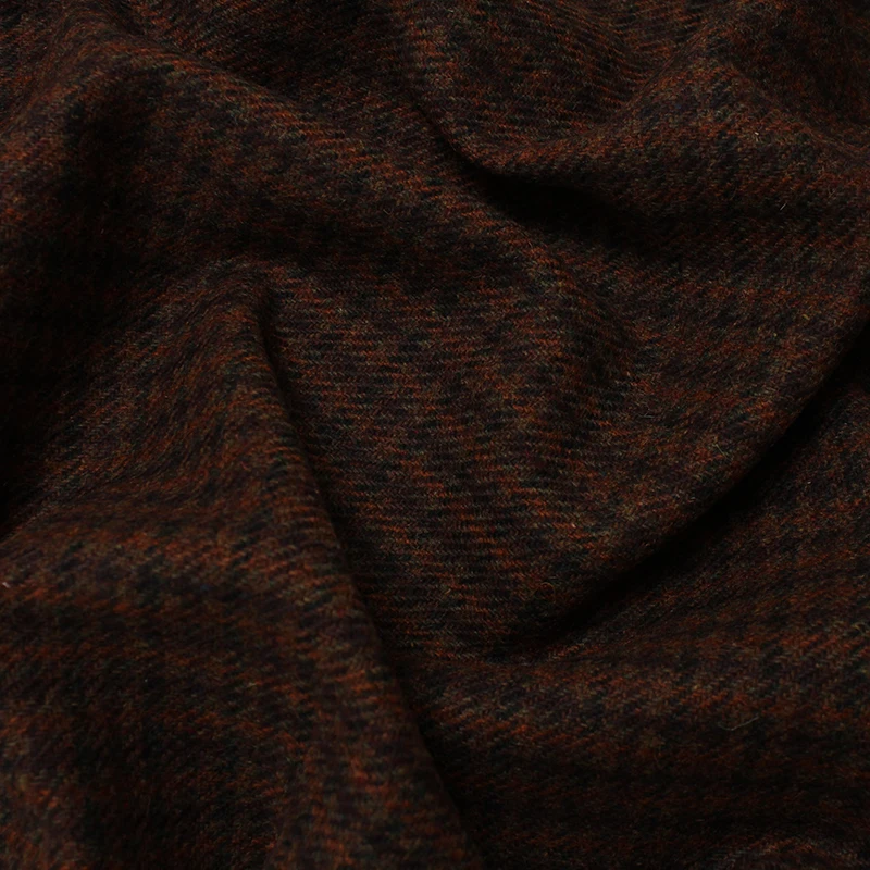 Клетчатая Шерстяная ткань (90% шерсть + 10% вискоза)-580GSM | Дом и сад
