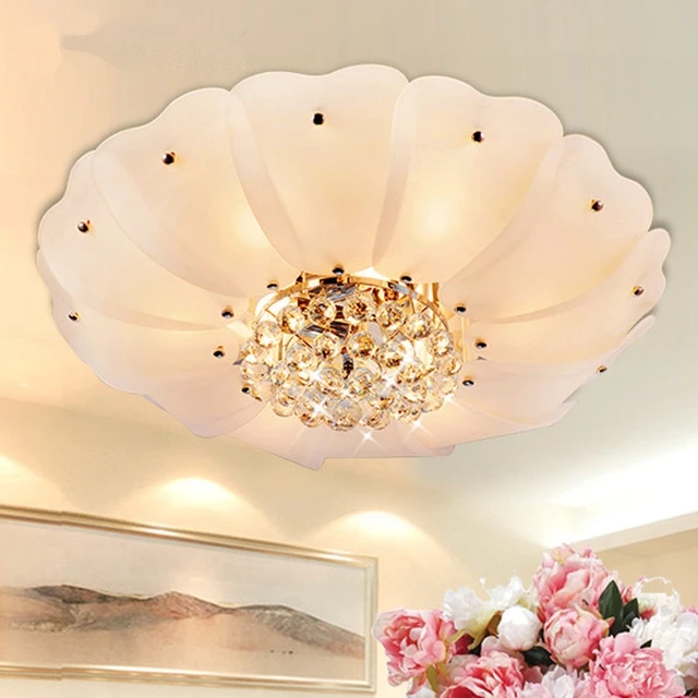 Современная светодиодная люстра с утопленным креплением потолочные лампы