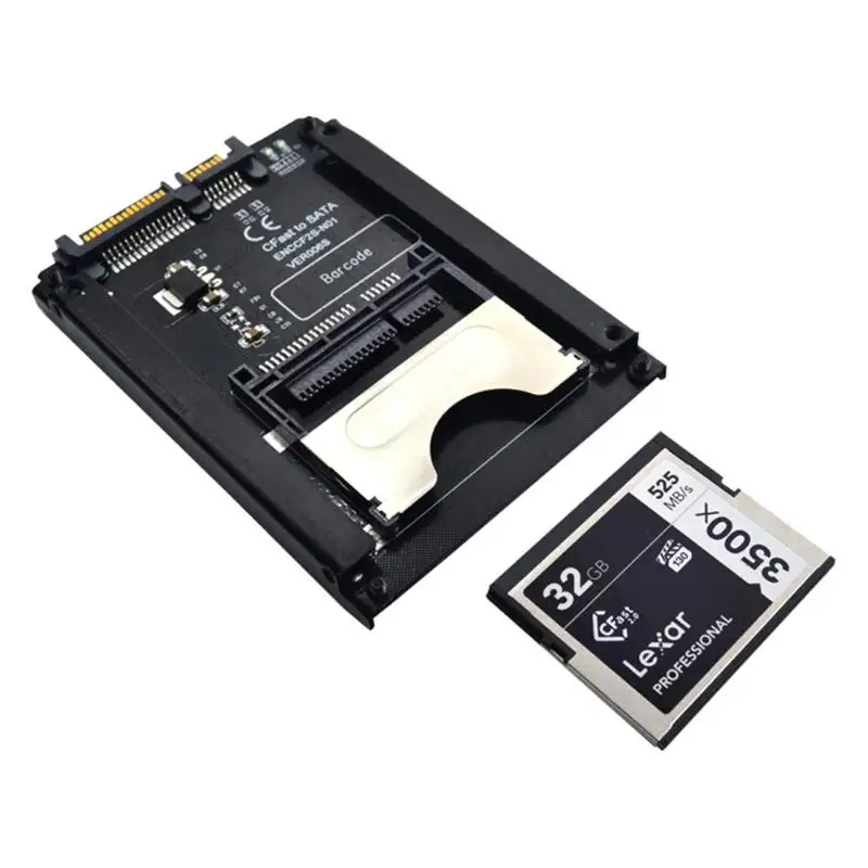 C-FAST Card Cfast to SATA 3.0 Hard Disk Adapter 22 Pin SSD Case CFAST Reader for WinXP/7/8/10/Linux/Mac | Компьютеры и офис