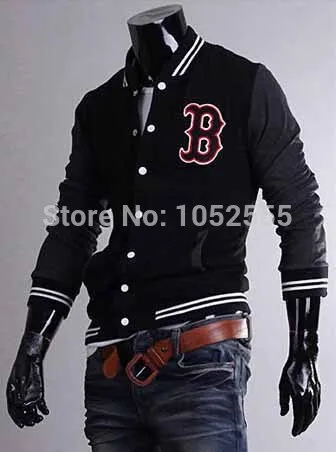 Fashion Mens Boys Varsity Letterman University College Baseball Jacket Coat Tops Outwear Ages 3-99 MN104 | Мужская одежда