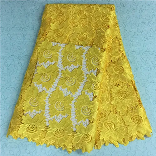 Высокое качество нигерии свадьба африканские кружевной ткани гипюр шнур кружева