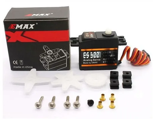 EMAX ES3001 стандартный сервопривод 43g для радиоуправляемого вертолета лодки