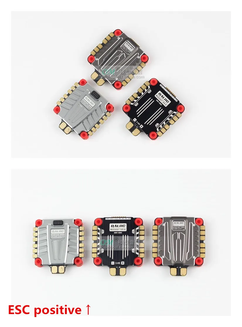 DALRC 40A 45A 50A 4в1 ESC 3-6S Blheli_32 LIHV DSHOT1200 готов 4 в 1 бесщеточный ESC CNC для Rc Multirotor FPV гоночный Дрон