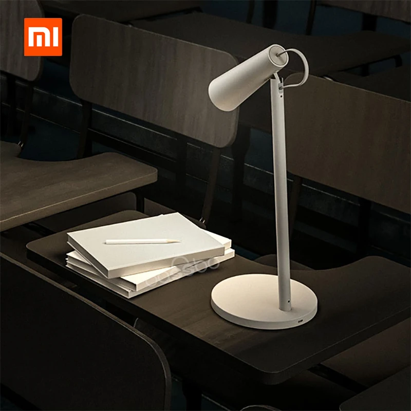 Новейшая перезаряжаемая настольная лампа xiaomi Mijia, переносные съемные настольные лампы с аккумулятором 2000 мА · ч, светильник для чтения для умного дома xiaomi
