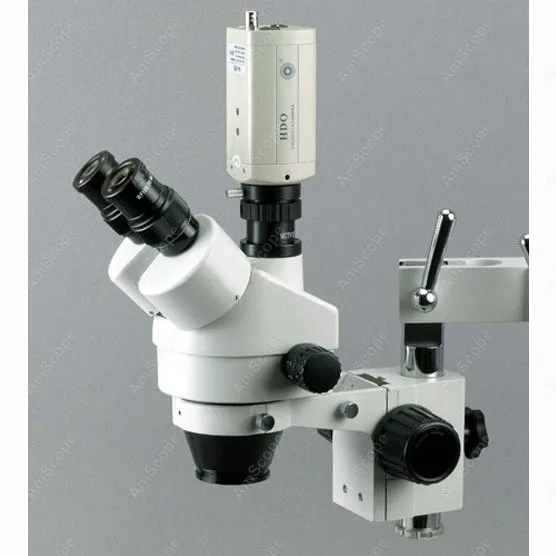 Тринокулярный стереомикроскоп -- AmScope поставки 3.5X-45X Стерео зум микроскоп с