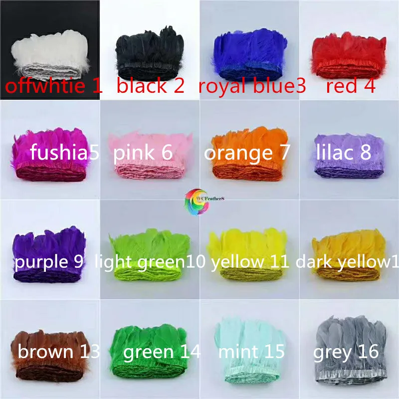 fast shipping 30 yards/bag 16 colors good quality goose  feather  NG001 # 15 cm width for fashion sawing/evening dress