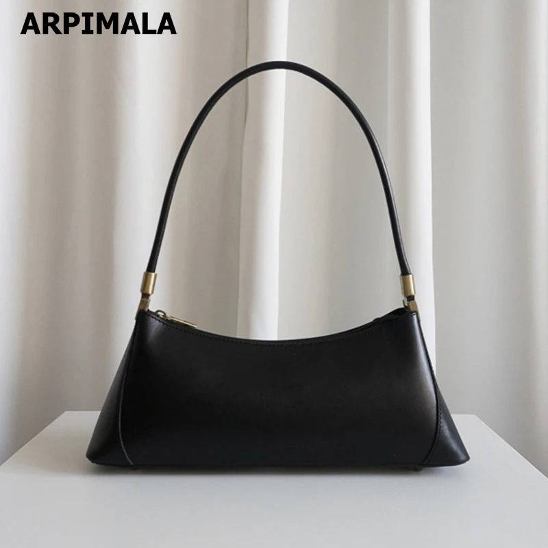 ARPIMALA женская сумка Buguette винтажные кожаные сумки женские элегантные клатчи