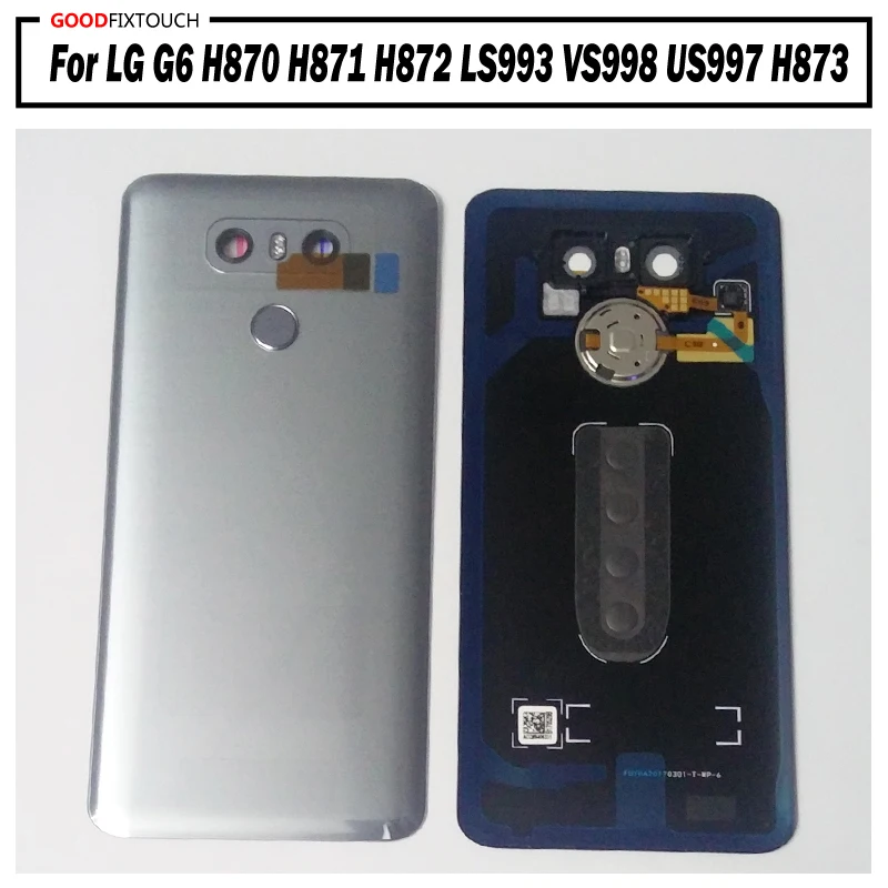 Для LG G6 передняя рамка Лицевая панель Корпус чехол с задней крышкой Аккумулятора