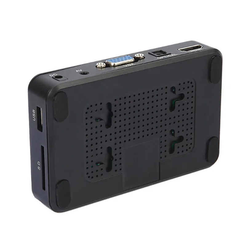 Мини 1080P HDMI мультимедийный плеер Наборы Профессиональный HDD USB2.0 Внешний мультимедийный плеер с 3 выходами HDMI/VGA/AV Mayitr