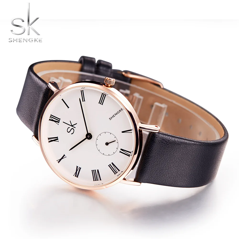 Shengke Women Watch Top Luxury Brand Wristwatches Multifunction Leather Watches Relogio Feminino Quartz Reloj Mujer | Наручные часы