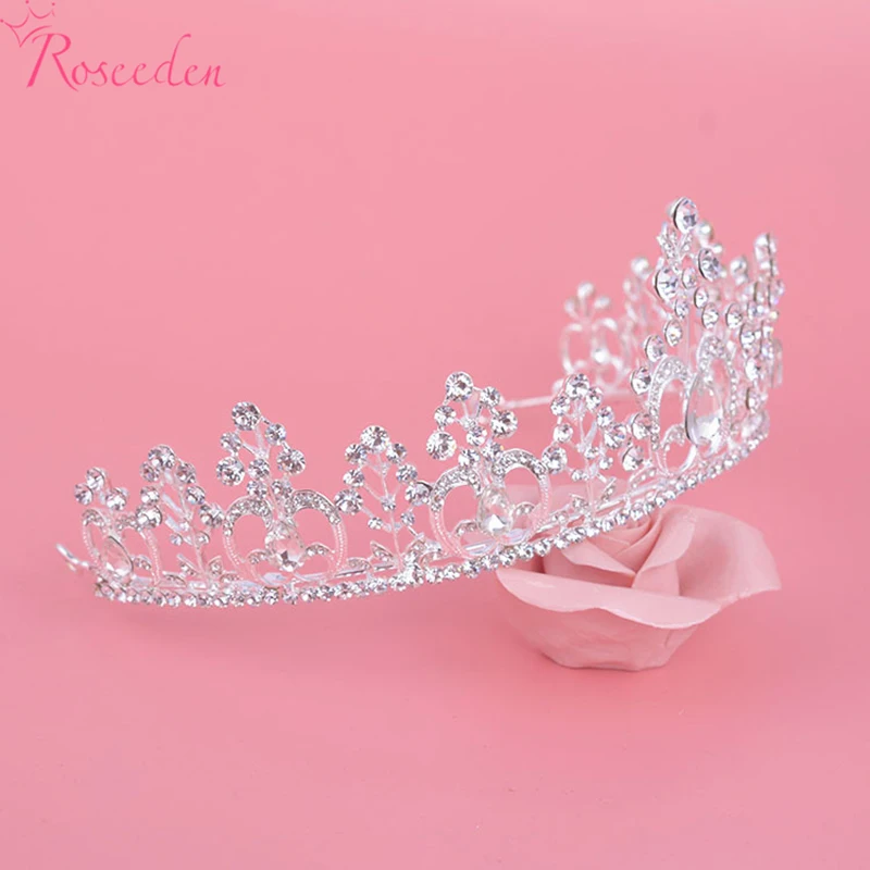 Luxury Wedding Bridal Crystal Tiara Crown Princess Queen Pageant Prom Rhinestone Veil Headband Hair AccessoryRE511 | Украшения и