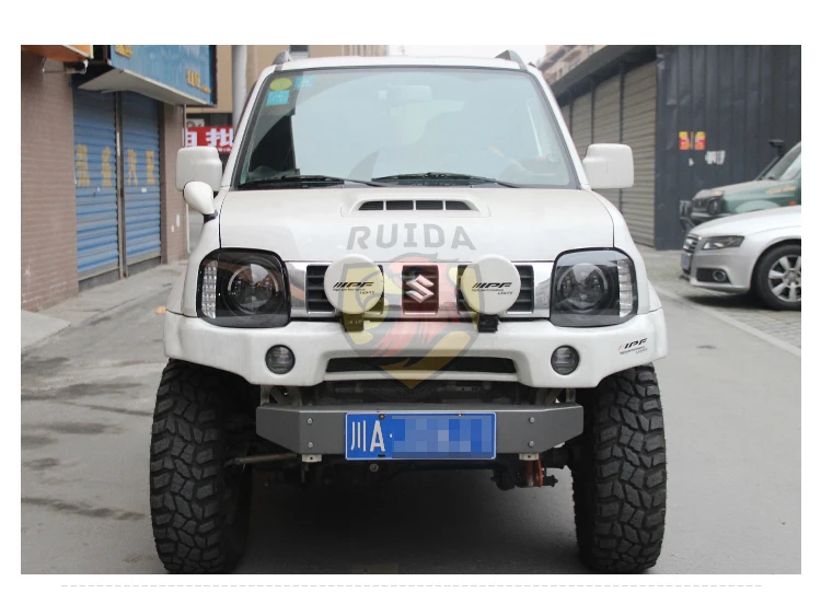 Автомобильный Стайлинг 2 шт./1 комплект светодиодный Jimny фары фара головного света для Suzuki Jimny 2007 2008 2009 2010 2011 2012 2013