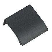 Brushed Black Уке рукоятки выдвижных ящиков мебели скрытые ручки шкафа кухонный ящик ручки - Цвет: Brushed Black