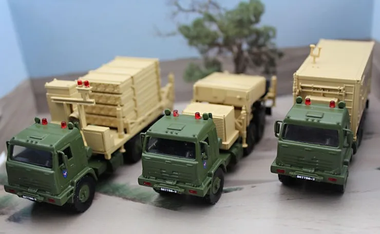 1/72 масштаб военная модель игрушки Израиль "Железный купол" Система обороны грузовик литой металлический автомобиль модель игрушки набор для коллекции, подарок