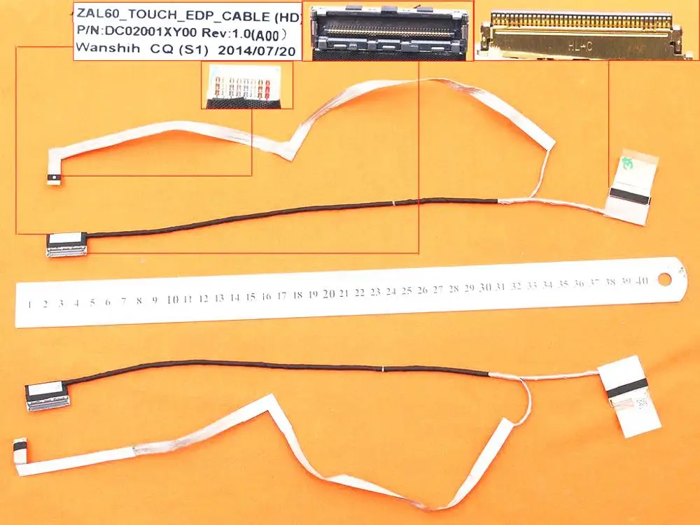 

New Original LCD LED Video Flex Cable For Dell latitude 3550 L3550 ZAL60 15.6" PN:DC02001XY00 0DM30R