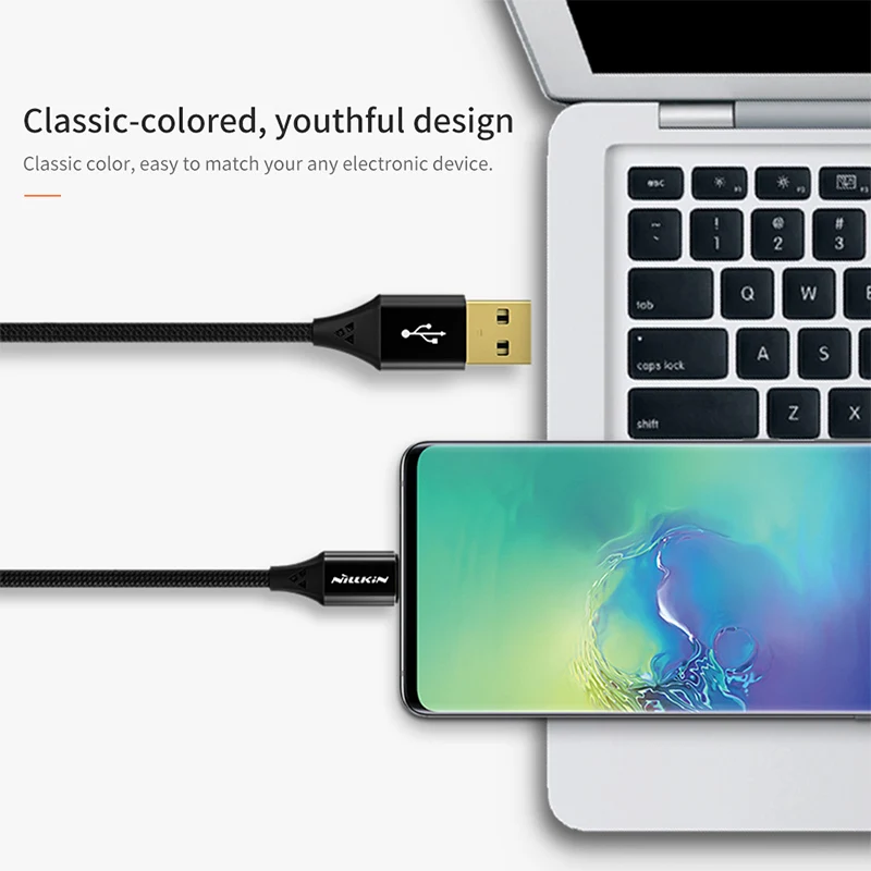 NILLKIN type-C usb кабель type c 5a/40 Вт для huawei для oppo для samsung S10/S10 Plus/S10e/S9 для Xiaomi mi 8 mi 9 Быстрый нейлон
