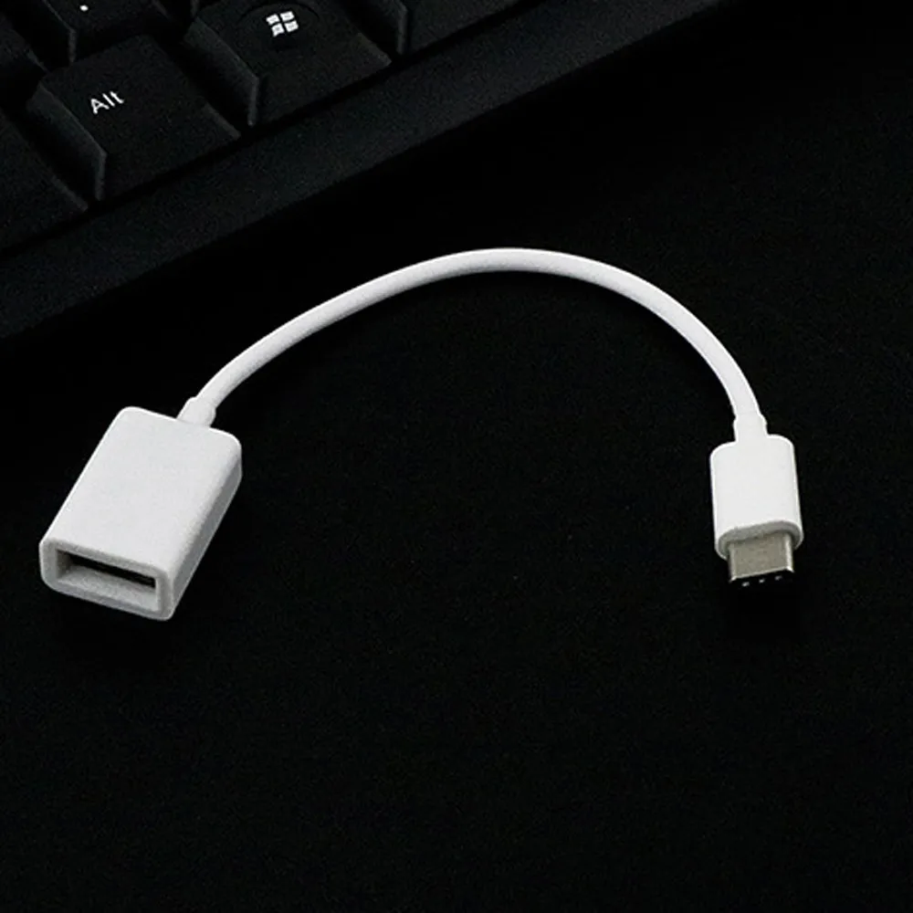 A Тип-C OTG адаптер для USB2.0 кабель для передачи данных для MacBook для Xiaomi для Letv Extended U диск Мышь 56 - Цвет: A