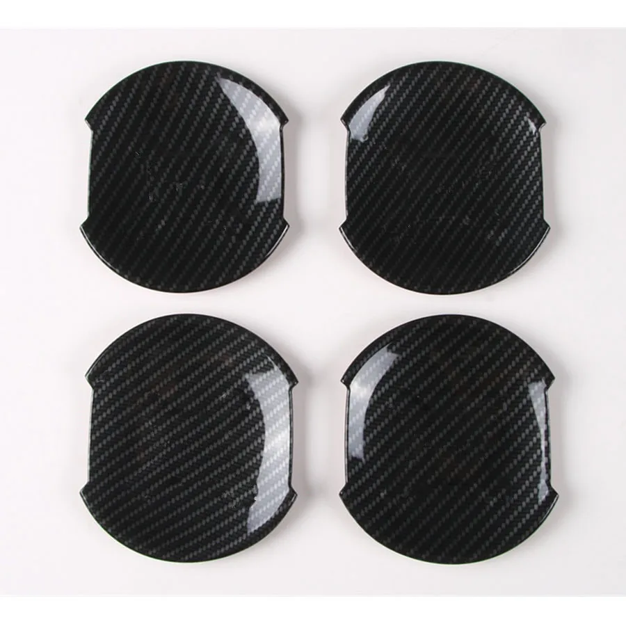For Jeep Renegade 2015 2016 Carbon ABS Car Styling Exterior Door Handle Bowl Decoration Trim Sticker Cover 4Pcs/Set | Автомобили и