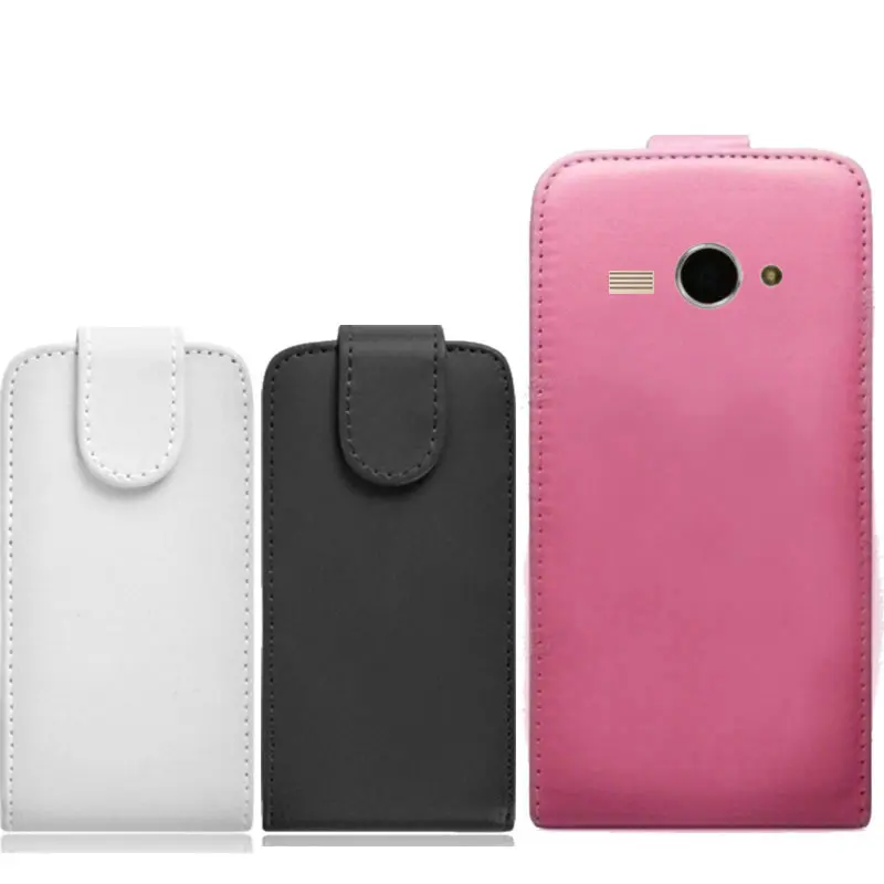 Высокое Качество Вертикальный Флип кожаный чехол Для Micromax Q346 Телефон|leather belt hole