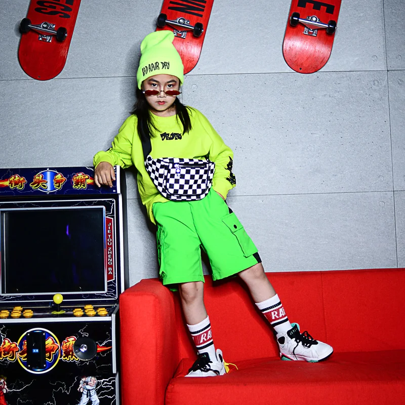 Детские джазовые танцевальные костюмы танцевальная одежда для девочек