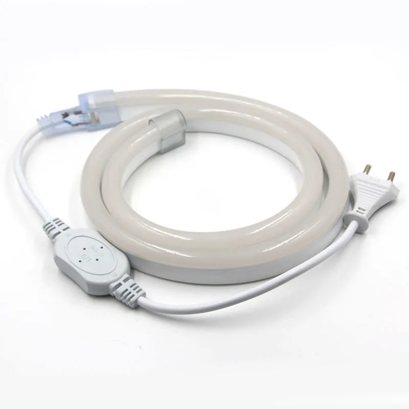 Неоновые трубчатые светодиодные светильники 1 м-20 м лента с разъемом питания