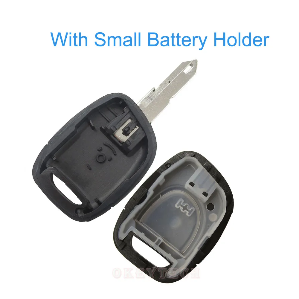 OkeyTech для Renault Key Shell 1 кнопочный чехол дистанционного ключа от машины сменный Fob NE73