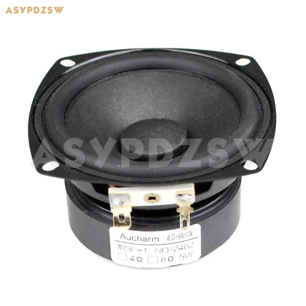 

2 PCS Aucharm 3F-1 HIFI Audiophile 3 inch 5W/8 ohm Full frequency speaker driver unit Carbon fiber mica cone
