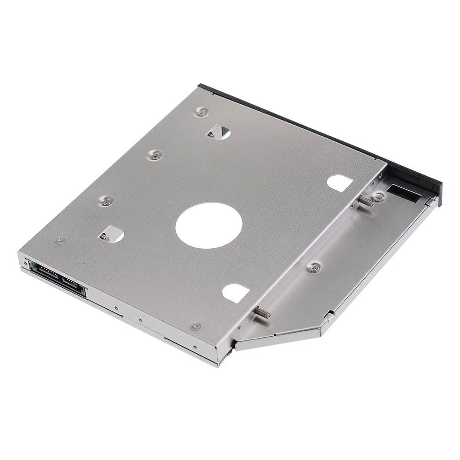 Besegad 2 й 5 дюймовый HDD SSD жесткий диск Caddy чехол адаптер Корпус 12 7 мм алюминиевый SATA к