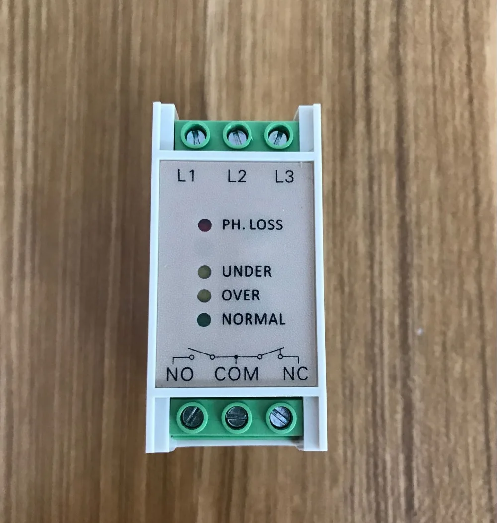 GINRI JVR-383 220V phase loss protection voltage monitoring relay dc | Обустройство дома