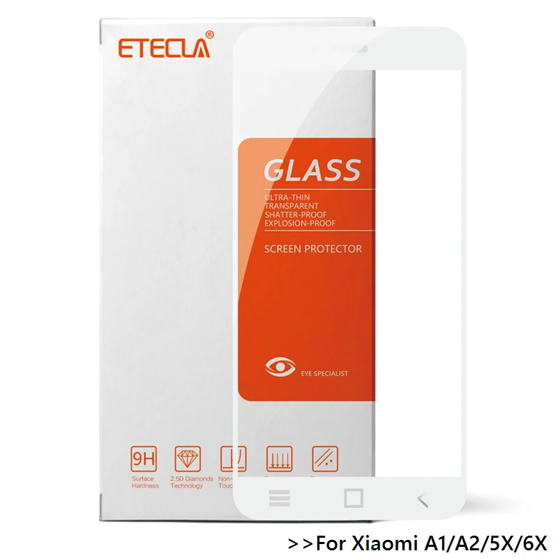 Для Xiaomi Mi A1 стекло закаленное на Xiomi A2 5X 6X защита для экрана MiA1 MiA2 Стекло 9h Защитная