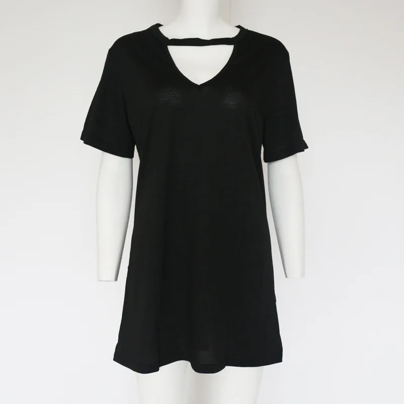 Женское цельное мини-платье летнее женское повседневное свободное однотонное