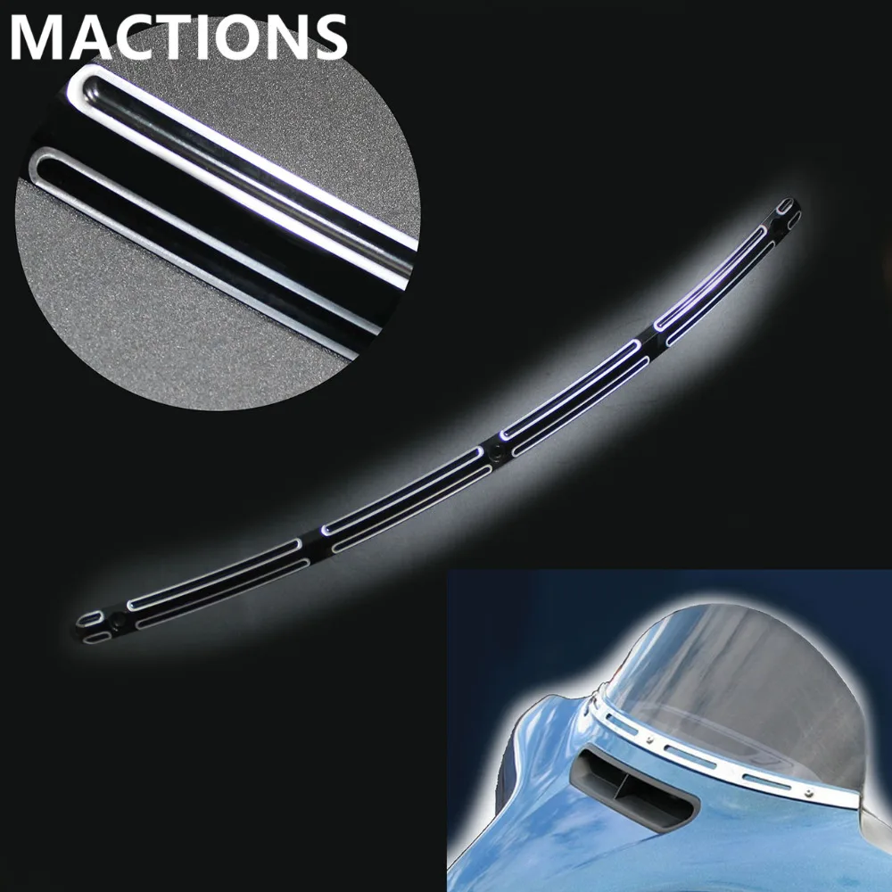 Аксессуары для мотоциклов с черной отделкой ветрового стекла летучая мышь Harley