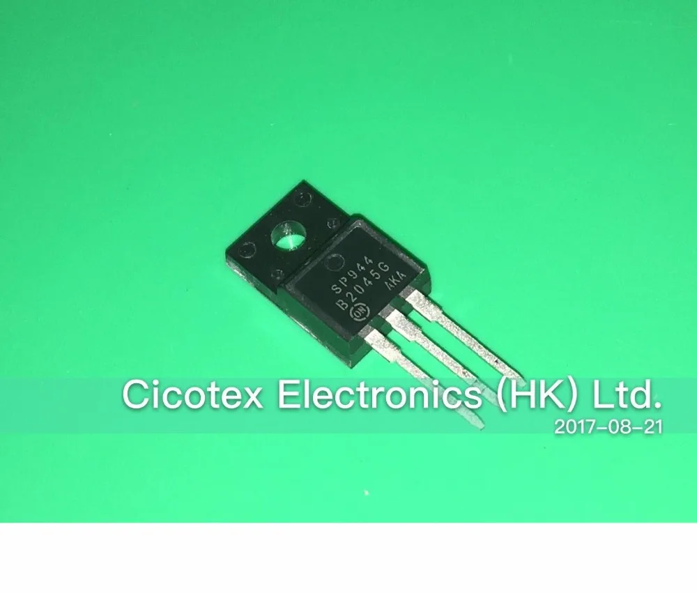10 шт./лот MBRF2045CTG B2045G Φ DIODE ARRAY SCHOTTKY 45V TO220FP|schottky|schottky diode |