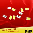 100 шт.лот 5730SMD 0,5 Вт светодиодные чипы, бусины, Диодная лампа теплого белогобелого света для светодиодной лампы