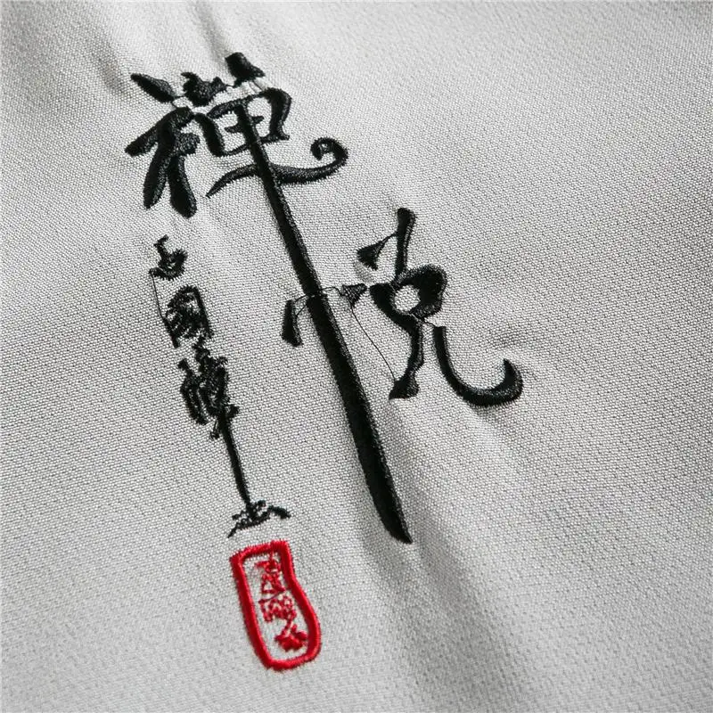 Однобортный пиджак-туника китайского типа с длинным рукавом и брюки 4XL Свадебный