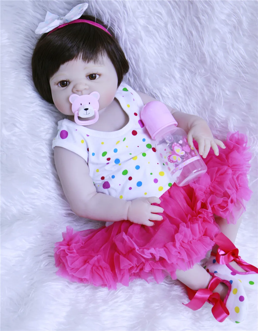 Силиконовые куклы reborn для новорожденных детей подарок bonecas brinquedo menina 55 см baby alive