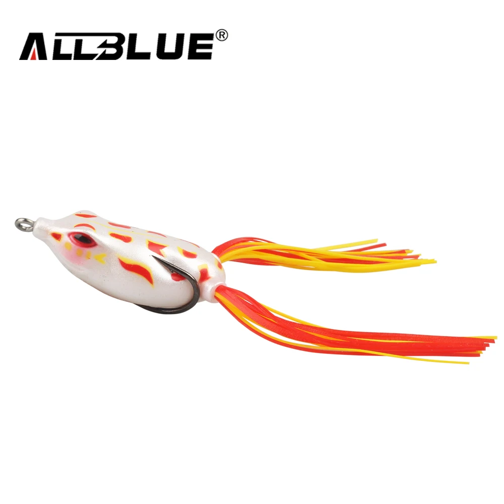 

ALLBLUE High Quality Kopper Live Target Frog Lure 50mm/6g Topwater Simulation Frog Snakehead Lure Fishing Lure Soft Bass Bait
